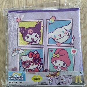 NWT Hello Kitty and Friends Set Of 2 Storage Cubes